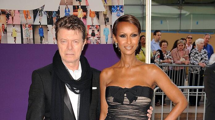 David Bowie und Iman 2010 bei einem Auftritt in New York.