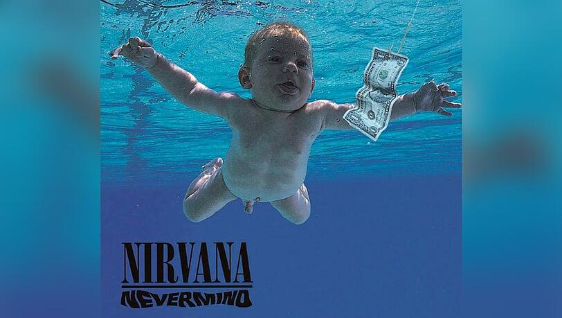 Baby jagt Esels-gleich Geld hinterher: das legendäre Cover des Albums "Nevermind" von Nirvana.