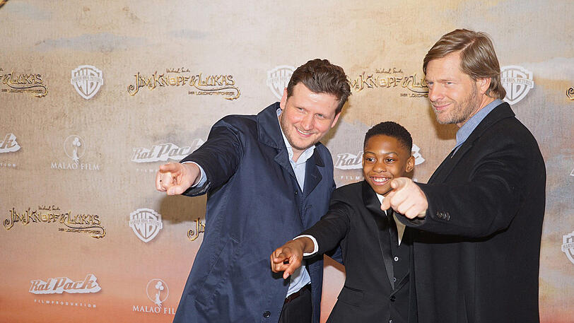 Regisseur Dennis Gansel, Solomon Gordon und Henning Baum (v.l.).