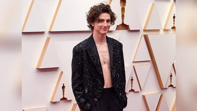 Timothée Chalamet bei der Oscarverleihung.