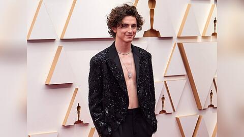 Timothée Chalamet bei der Oscarverleihung.
