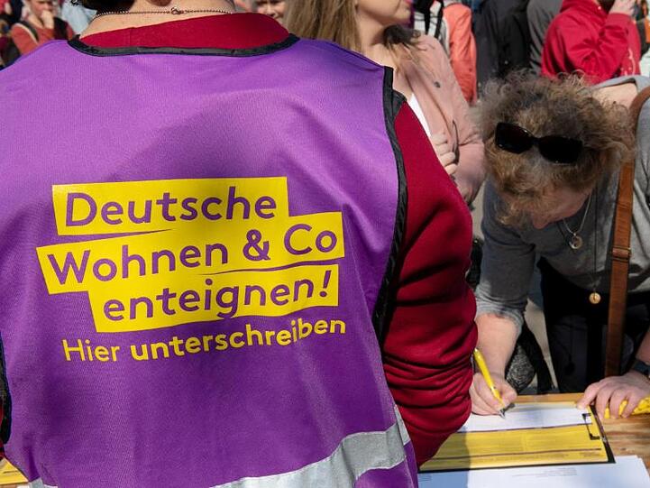 Enteignungsforderung in Berlin.