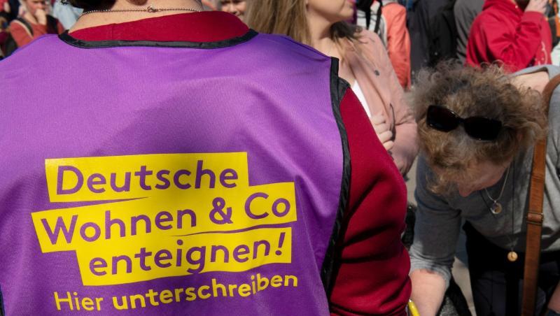 Enteignungsforderung in Berlin. Enteignungsforderung in Berlin.