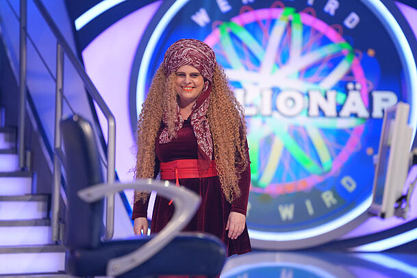 "Wer wird Million&auml;r?"-Kandidatin Sylvia Schindler in der Sendung vom 20. April.