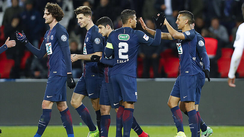 PSG gewann gegen die AS Monaco gleich mit 5:0.