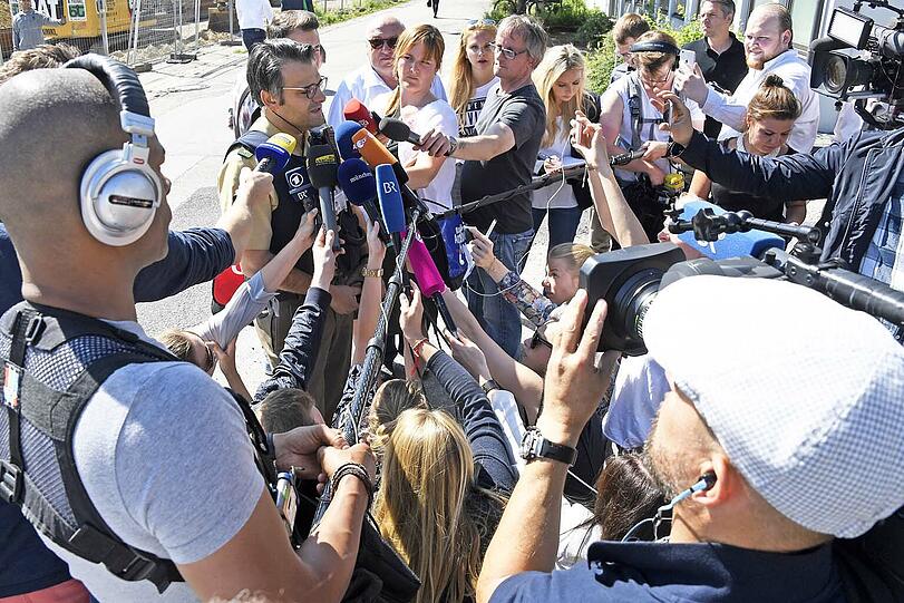 Der Pressesprecher der Münchner Polizei, Marcus Da Gloria Martins.