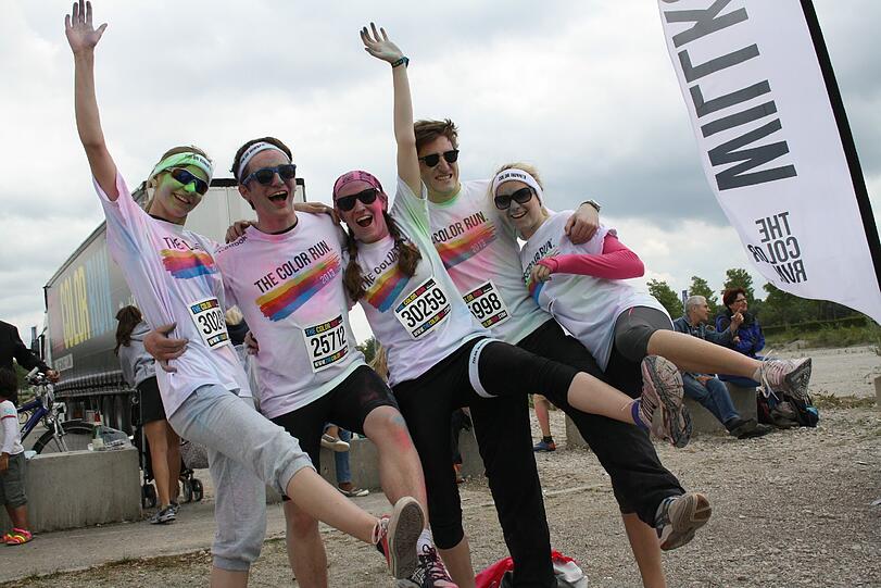 Bunter geht's nicht: Der Color Run in Riem. Die Bilder.