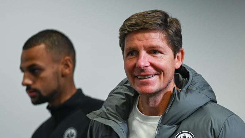Will mit der Eintracht gegen Olympiakos Piräus Wiedergutmachung betreiben: Trainer Oliver Glasner. Will mit der Eintracht gegen Olympiakos Piräus Wiedergutmachung betreiben: Trainer Oliver Glasner.