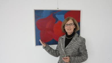 Die Bilder von Gretel Englmann sind im Kulturzentrum 2411 zu sehen.