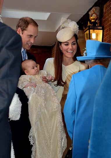 Royal-Baby George wird am Mittwoch im St. James?s Palast getauft. Die ersten Bilder!