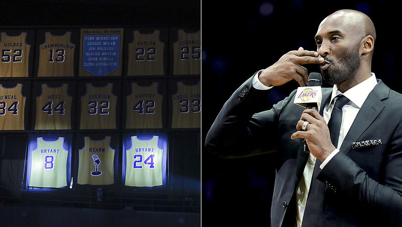 Der fünfmalige NBA-Champion Kobe Bryant (39) hatte seine Laufbahn nach der Saison 2015/16 beendet. Vor ihm waren unter anderem Legenden wie Wilt Chamberlain (Rückennummer 13), Kareem Abdul-Jabbar (33) und Johnson (32) mit dem Rückzug der Trikotnummer gewürdigt worden. Der fünfmalige NBA-Champion Kobe Bryant (39) hatte seine Laufbahn nach der Saison 2015/16 beendet. Vor ihm waren unter anderem Legenden wie Wilt Chamberlain (Rückennummer 13), Kareem Abdul-Jabbar (33) und Johnson (32) mit dem Rückzug der Trikotnummer gewürdigt worden.