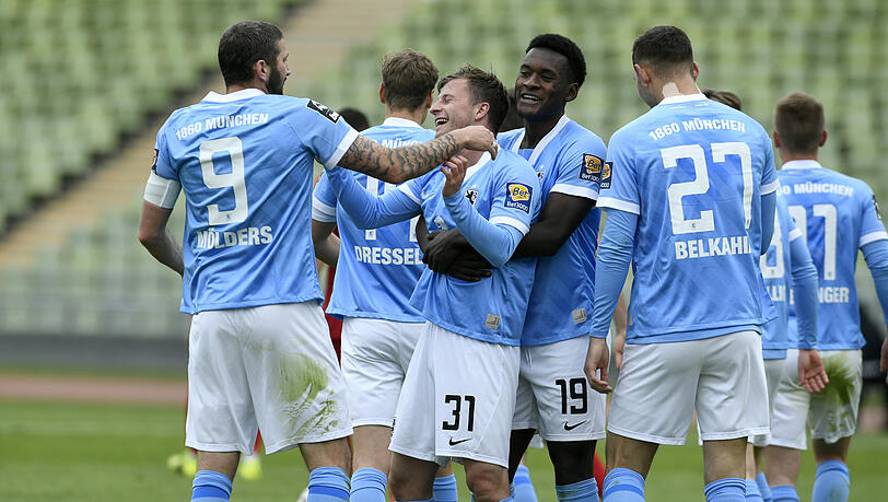 Der TSV 1860 hat derzeit allen Grund zum Jubeln.