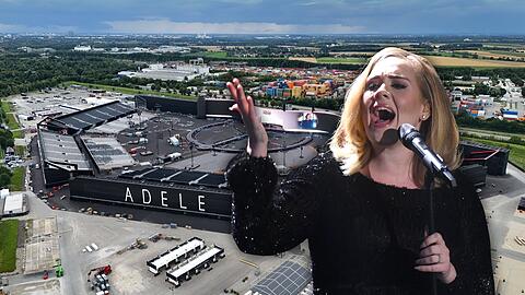 Neben der riesigen "Adele-World" im Messegelände bekommt Megastar Adele jetzt auch eigene Gummibärchen von Haribo.