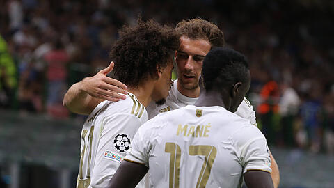 Die Bayern setzten sich zum Auftakt der Champions-League-Gruppenphase mit 2:0 bei Inter Mailand durch.