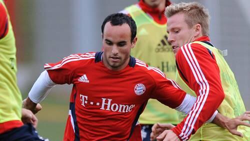 Seit zehn Tagen im Training beim FC Bayern: Landon Donovan. Seit zehn Tagen im Training beim FC Bayern: Landon Donovan.