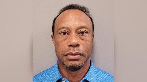 Das Polizeifoto von Tiger Woods letzter Verhaftung.