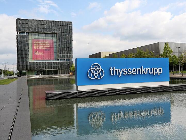 Die Thyssenkrupp-Zentrale in Essen.