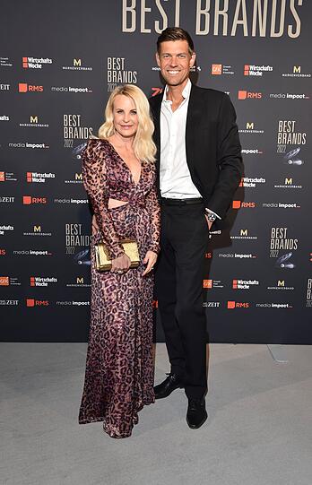 Designerin Sonja Kiefer und IT-Unternehmer Cedric Schwarz sind mitten im Umzug, haben sich aber für die "Best Brands Awards" den Abend freigeschaufelt. 