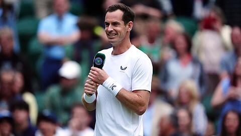 Nach seinem Aus im Doppel mit seinem Bruder war Andy Murray zu Tränen gerührt.