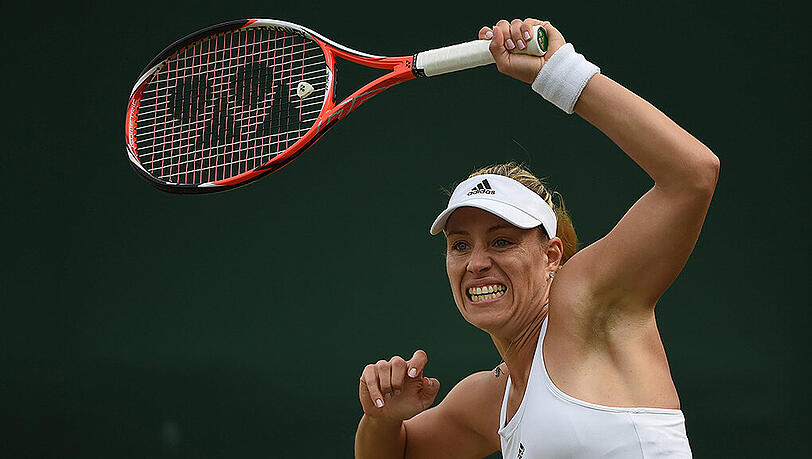 Mit dem Selbstbewusstsein einer Australian-Open-Siegerin, Defensivkünsten und Konstanz verdiente sich Angelique Kerber ihren Platz unter den besten Acht. Mit dem Selbstbewusstsein einer Australian-Open-Siegerin, Defensivkünsten und Konstanz verdiente sich Angelique Kerber ihren Platz unter den besten Acht.