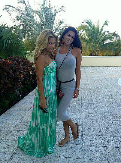 Diese Fotos von sich und Sylvie veröffentlichte Sabia Boulahrouz auf Twitter