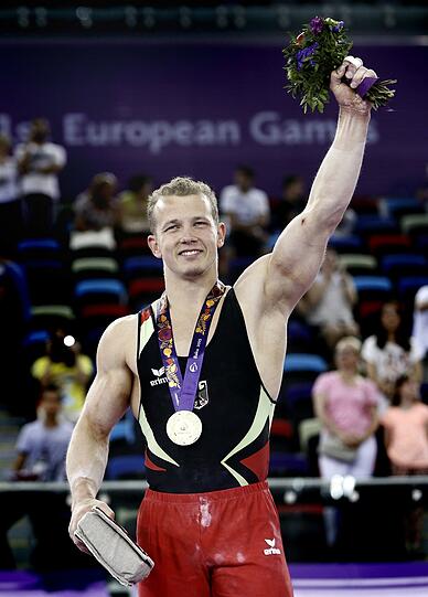 Passend konnte sich der 27-Jährige über Gold freuen!