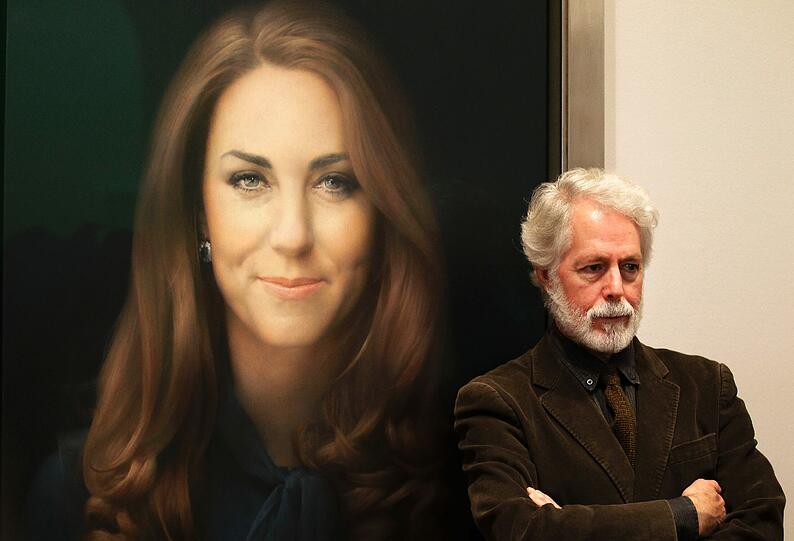 Der Künstler Paul Emsley hat das Porträt angefertigt.