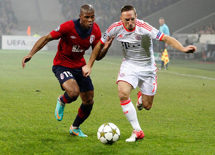 Die Bayern gegen Lille - sehen Sie hier die Bilder des Spiels.