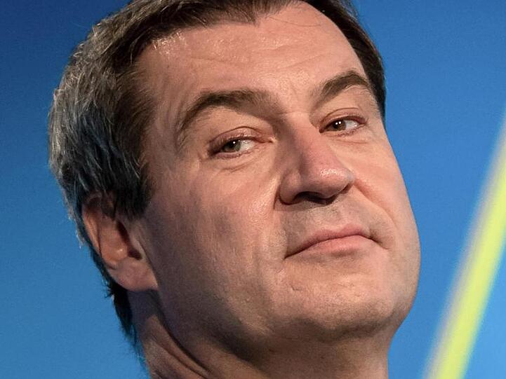 Markus Söder, CSU-Parteivorsitzender und Ministerpräsident von Bayern, bei einer CSU-Vorstandssitzung. Foto: Peter Kneffel/Archivbild