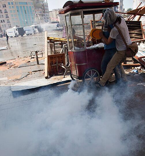 Die Situation auf dem Taksim Platz: Die Bilder.