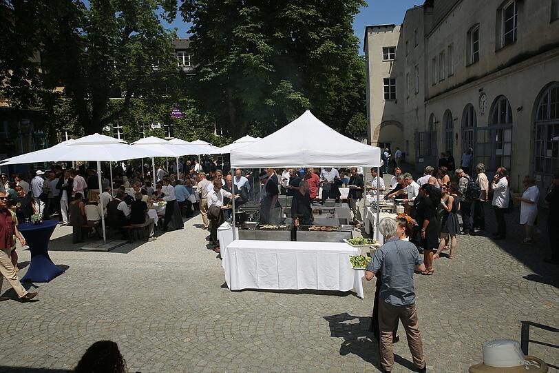 Promis auf der Praterinsel beim FFF-Empfang. Die Bilder zum Durchklicken!