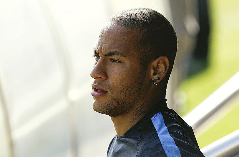 Neymar spielte schon 2003 als Elfjähriger beim FC Santos.