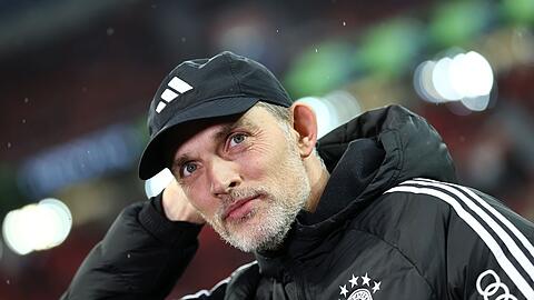 Münchens Trainer Thomas Tuchel vor dem Spiel.