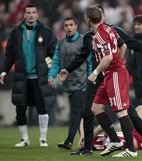 Schweinsteiger: Ausraster und Rangelei mit Materazzi