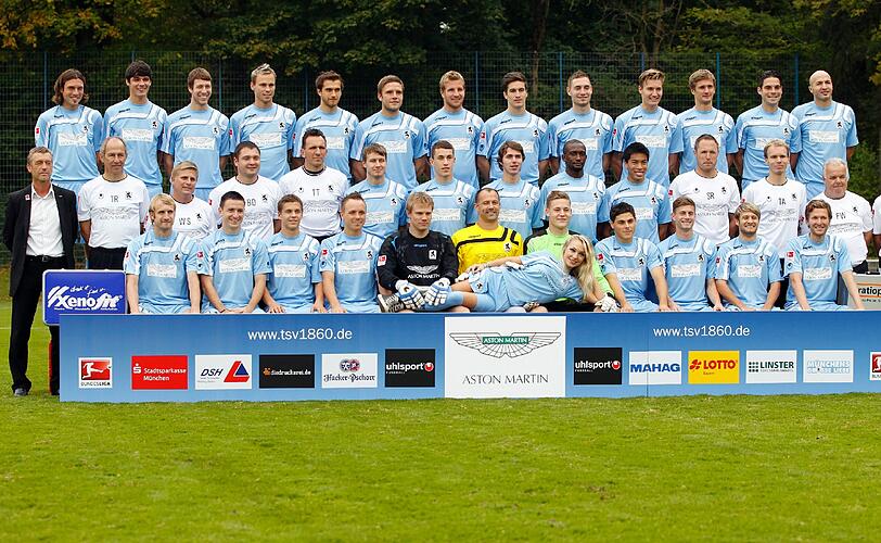 Offizielles Team-Foto des TSV 1860: Das Shooting