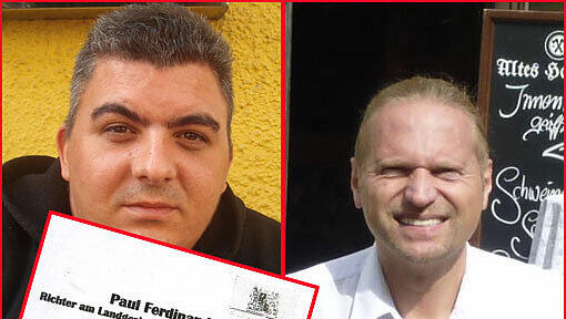 Hat Ärger: Hackerhaus-Chef Paul Pongratz (rechts). Lässt sich nicht einschüchtern: Fahrlehrer Konstantin Diamantis. Hat Ärger: Hackerhaus-Chef Paul Pongratz (rechts). Lässt sich nicht einschüchtern: Fahrlehrer Konstantin Diamantis.