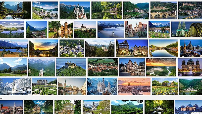 Vielversprechend, aber auch realistisch? Das Ergebnis einer Google-Bildersuche nach "Germany". Vielversprechend, aber auch realistisch? Das Ergebnis einer Google-Bildersuche nach "Germany".