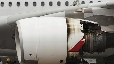 Notlandung beim A380 in Singapur