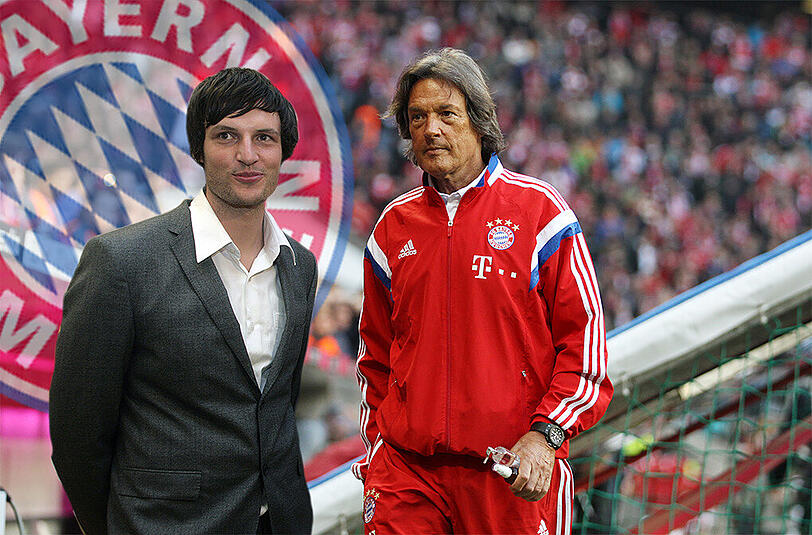 Noch ein Müller-Wohlfahrt beim FC Bayern: Bayerns Mannschaftsarzt Hans-Wilhelm und sein Sohn Kilian Müller-Wohlfahrt.