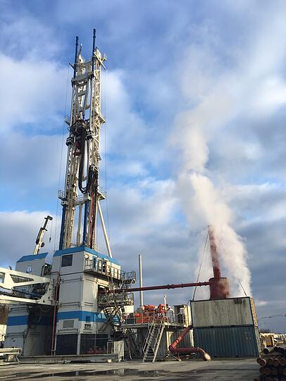 Die Geothermie - Bohrarbeiten in Freiham sind vor kurzem abgeschlossen worden.