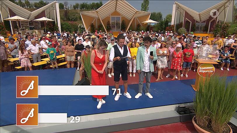 Eindeutiges Ergebnis: Sonny Kay konnte die Zuschauer mit seinem Hit "Liebe geht weiter" überzeugen. Eindeutiges Ergebnis: Sonny Kay konnte die Zuschauer mit seinem Hit "Liebe geht weiter" überzeugen.
