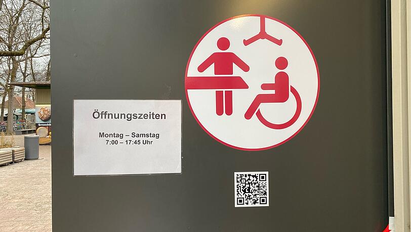 Der Begriff "Toilette f&uuml;r alle" meint: f&uuml;r  Menschen mit allen Arten von Behinderung. Das erkl&auml;rt seit Montag (9.2.) ein Piktogramm an der Toilettent&uuml;r am Elisabethmarkt.