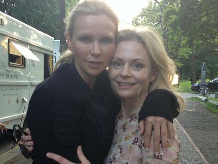 Veronica Ferres und Susanna Simon scheinen sich bestens zu verstehen