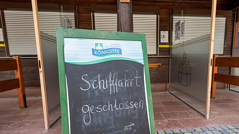 Am Dienstag sollte auf dem Königssee die Schifffahrt wieder starten.