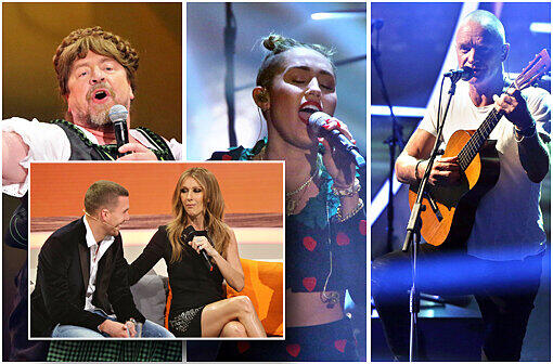 Da können auch Hammer-Gäste wie Skandal-Nudel Miley Cyrus oder Musiker Sting nur wenig ausrichten.