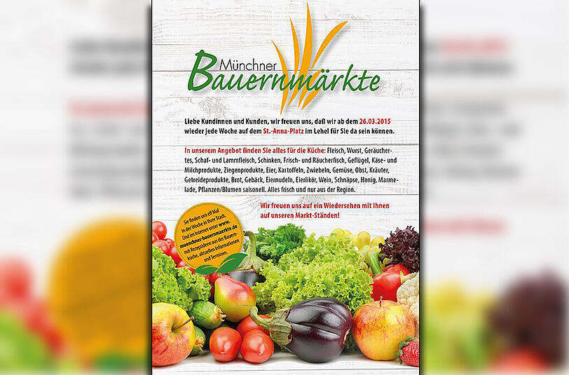 Wiedersehen am St-Anna-Platz: Der Bauernmarkt kehrt zurück.