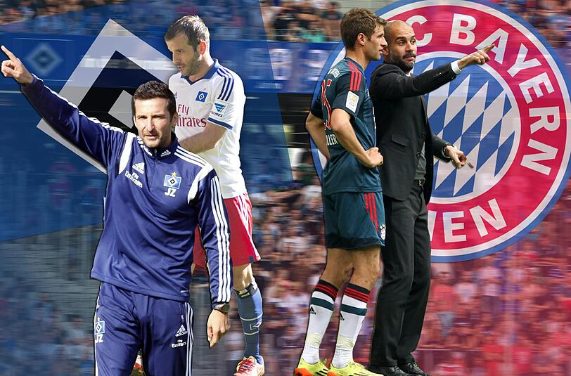 Mit neuem Trainer treten die Hamburger gegen Rekordmeister FC Bayern an. Das Spiel im AZ-Liveticker!