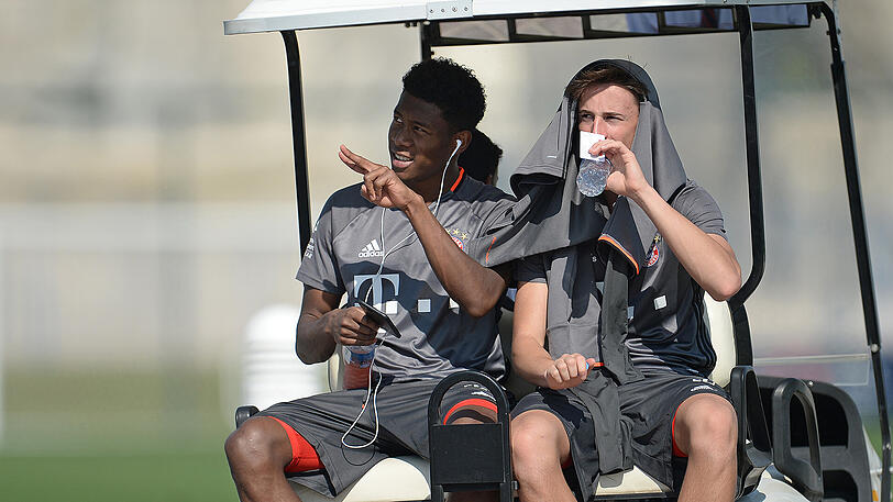 Die Bilder vom fünften Tag im Trainingslager des FC Bayern in Doha.