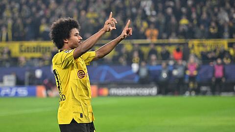 Kurz nach Beginn des zweiten Durchgangs sorgte Karim Adeyemi für das zwischenzeitliche 1:0 für Dortmund.
