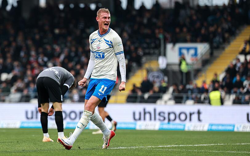 Kann er die Stuttgarter ärgern? Der dänische Stürmer Emil Frost Holten gehörte zuletzt zu den größten Leistungsträgern bei Hansa Rostock. Kann er die Stuttgarter ärgern? Der dänische Stürmer Emil Frost Holten gehörte zuletzt zu den größten Leistungsträgern bei Hansa Rostock.